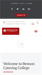 Mobile Screenshot of bensonhotelmanagementcollege.com